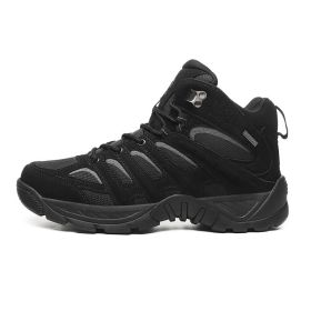 Outdoor High-top Hiking Male Martin Boots (Option: Black-41)
